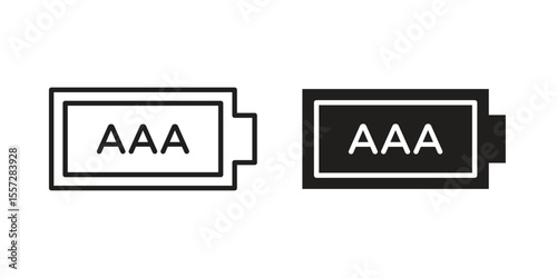 AAA battery icon