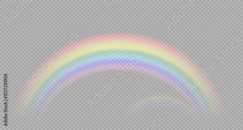 Rainbow icon, rainbow. Raindrops on transparent background. Rainbow shimmering on a transparent background. Downpour, hail rainy weather. png