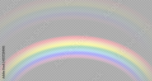 Rainbow icon, rainbow. Raindrops on transparent background. Rainbow shimmering on a transparent background. Downpour, hail rainy weather. png