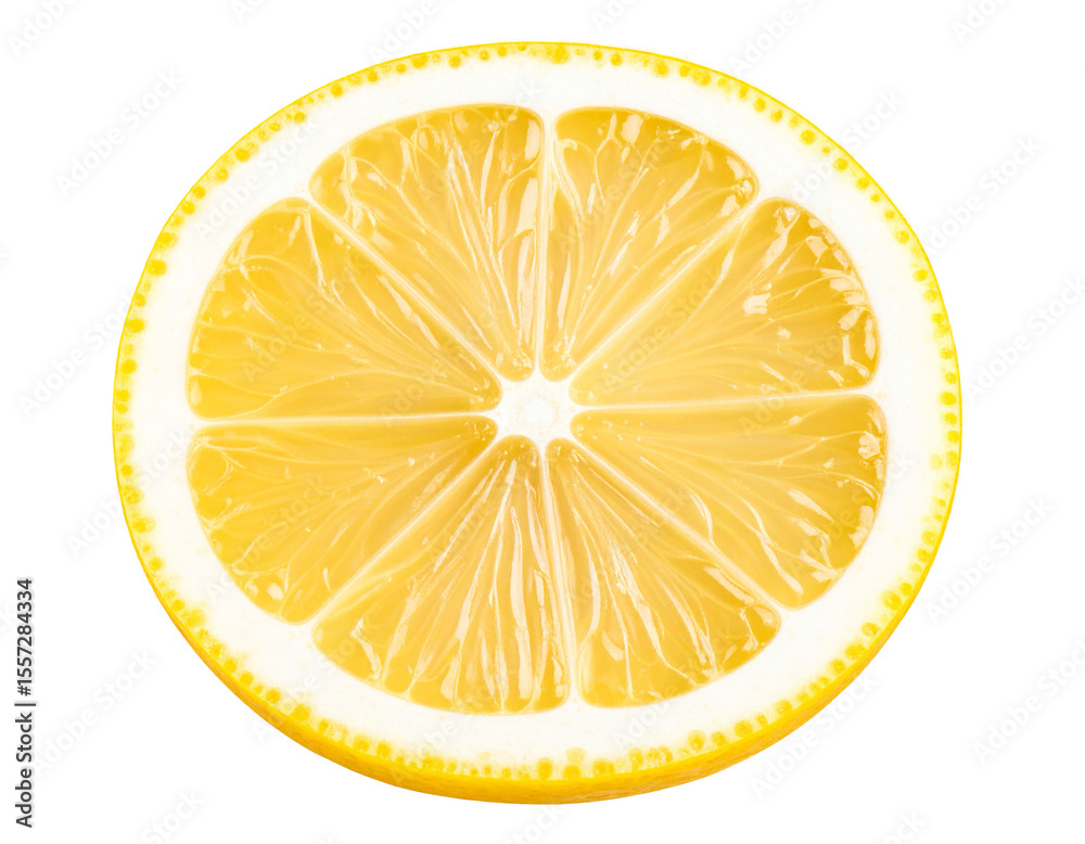 Half Cut Fresh Lemon Isolated on Transparent Background Half Cut Fresh Lemon Isolated on Transparent Background