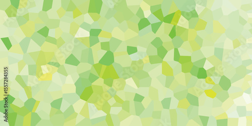 Abstract green mosaic design with varying shades representing nature and freshness perfect for backgrounds and creative projects