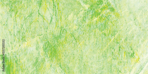 Abstract green watercolor texture background blended shades of green and yellow with delicate veins and splatters suitable for various design projects