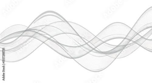 Abstract Gray Wave Background