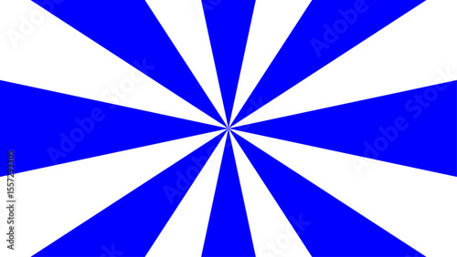 blue and white radial burst pattern backgrounds. Suitable for retro designs, poster templates, or optical illusion concepts.