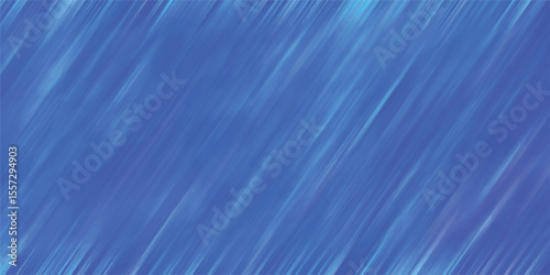 Blue streaks of light diagonal pattern design evoking water motion or abstract flow in a textured brushstroke illustration