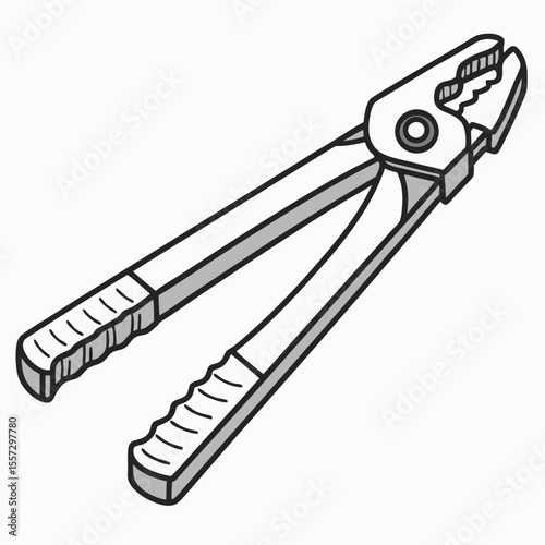 Gripping Pliers Tool metal jaws