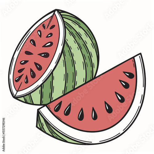 Watermelon Slices fruit summer