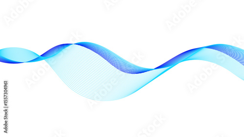 Delicate translucent lines. Dynamic minimalist graphic.