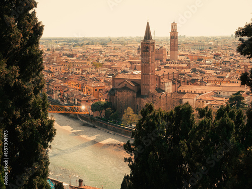 Piękny krajobraz Verony