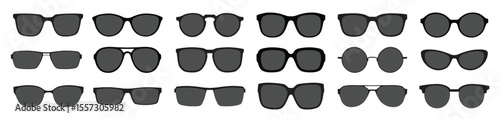 Glasses collection icon,symbol and vector.