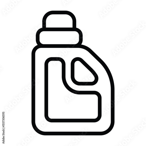 Simple Detergent outline icon. The icon can be used for websites, print templates, presentation templates, illustrations, etc	
