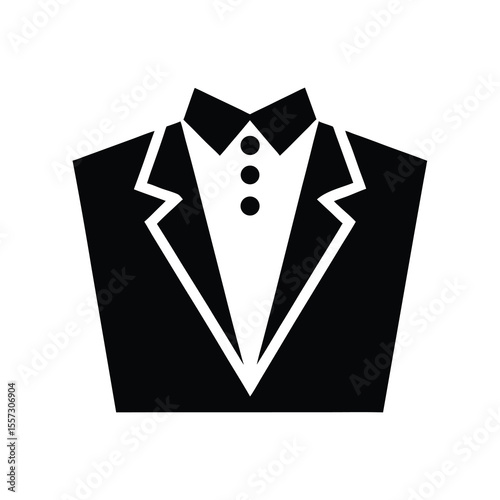 Elegant Tuxedo Jacket Formal Wear Silhouette