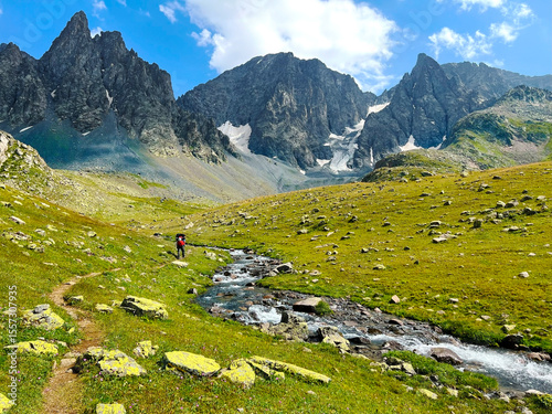 The most famous high mountain plateau in the Black Sea region, Kaçkar Mountain, Rize, Turkey