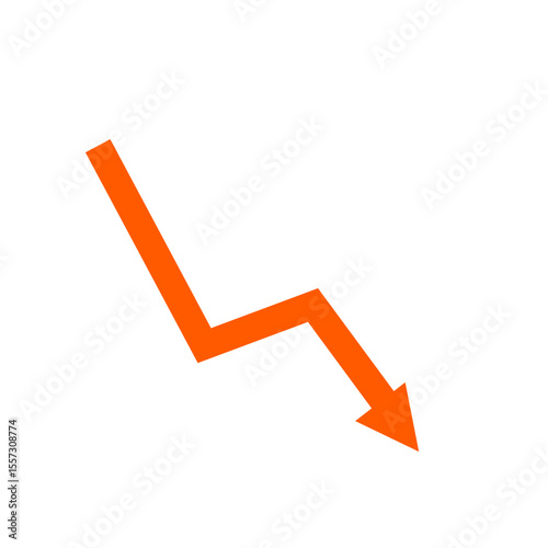 Downtrend Arrow Icon