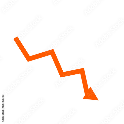 Downtrend Arrow Icon