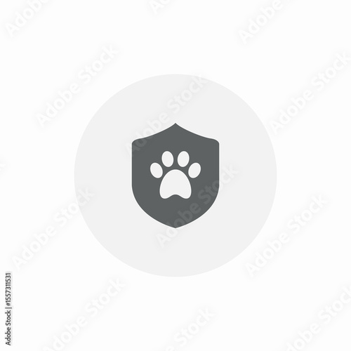 pet health protection icon sign vector
