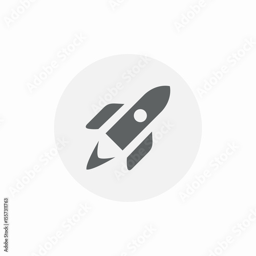 rocket power icon sign vector