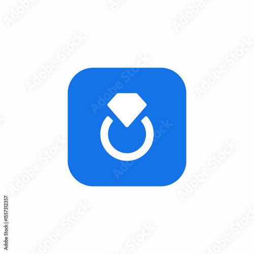 wedding ring icon sign vector