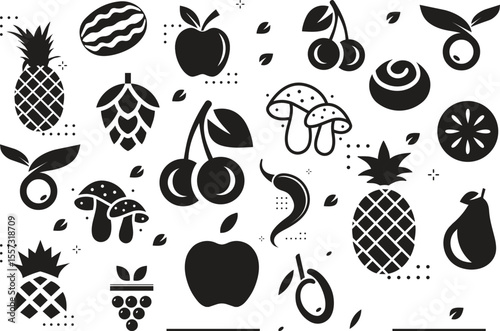 Fruit and Vegetables Icons - Big Series