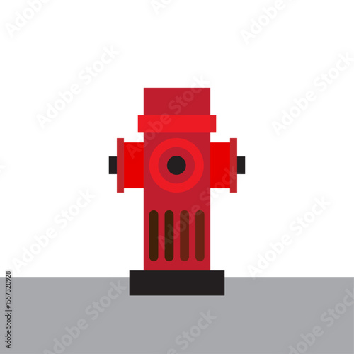 Street item art vector, illustration and flat design for social.