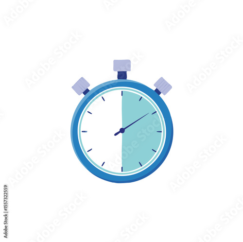 Blue stopwatch