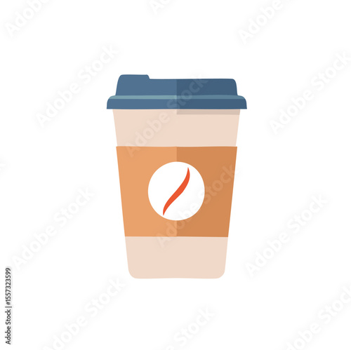 Coffee cup with logo