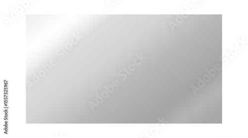 Glossy, reflective 16:9 vector background for glass, plastic, or acrylic window designs. The texture replicates a mirror's surface with shine, light reflections, and a clear, undistorted view.	