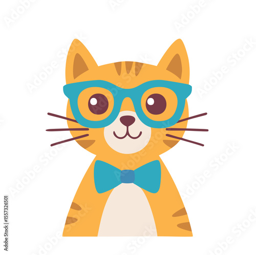 Smart Orange Cat