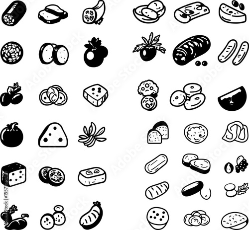 capicola icons capicola illustration capicola vector Italian meat cured capicola sliced capicola spicy capicola sweet capicola artisan capicola gourmet capicola dry-cured meat savory