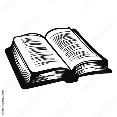 Holy bible. Flat illustration of holy bible vector icon for web design