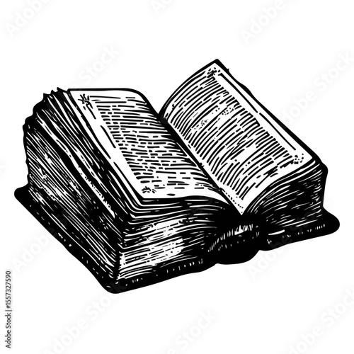 Holy bible. Flat illustration of holy bible vector icon for web design