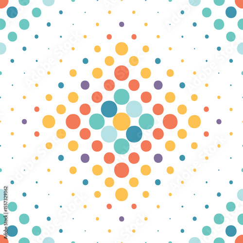 Seamless dotted pattern background. vector, svg, retro style, vintage colors. dotted background, 