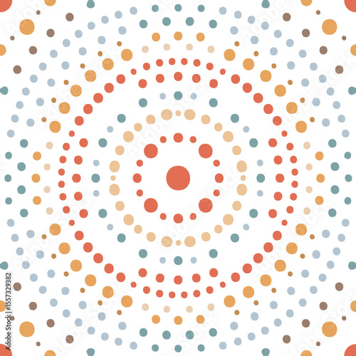 Seamless dotted pattern background. vector, svg, retro style, vintage colors. dotted background, 