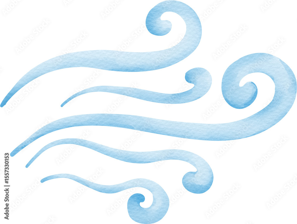 Obraz premium watercolor windy