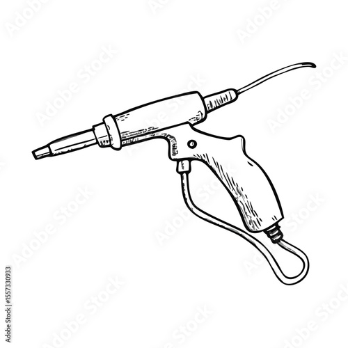vector illustration of a gas pump