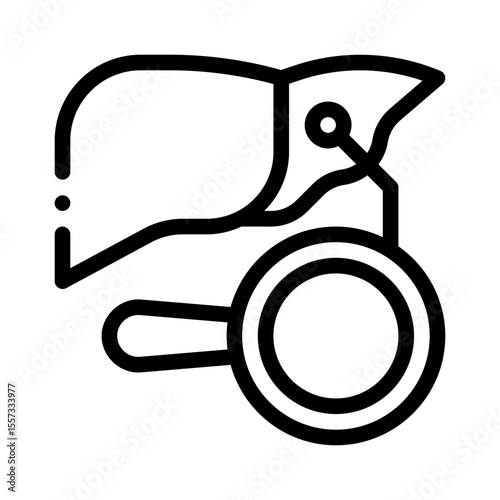 microorganism line icon