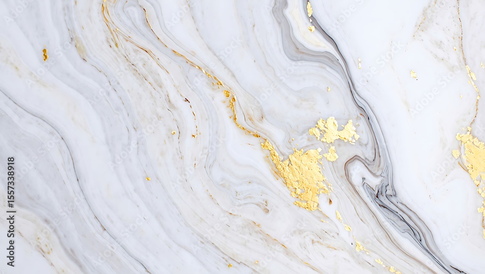 Fototapeta premium Elegant Gray and Gold Marble Texture, Swirls, Fluid Art, Abstract Background, Luxury Design, Premium Quality, High-Resolution Image, Perfect for Print, Digital Projects, and Creative Designs.