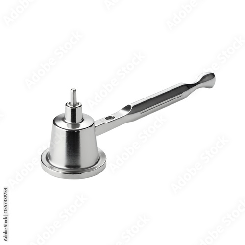 Candle snuffer, professional product photography, studio lighting, flat white background, transparent PNG, realistic texture, with copy space