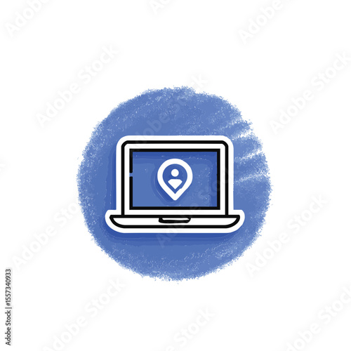 Minimal Blue Web Icon for Development Department

