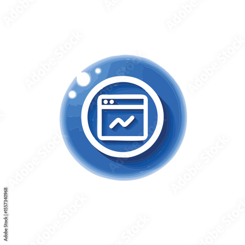Minimal Blue Web Icon for Development Department

