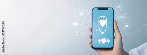 AI Personalized Healthcare Assistant Concept