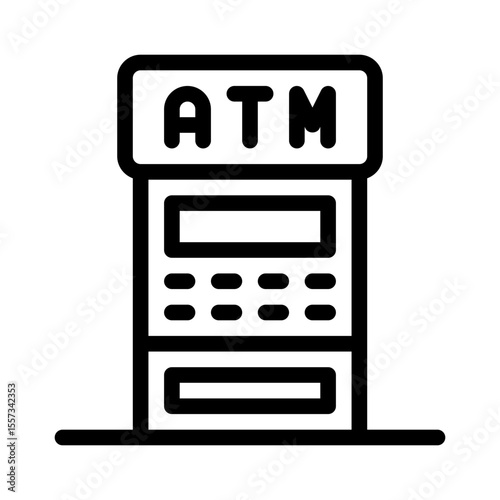 ATM line icon