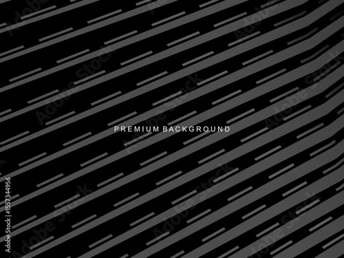 Dark background with diagonal geometric patterns and 3D effect, suitable for modern and professional designs.