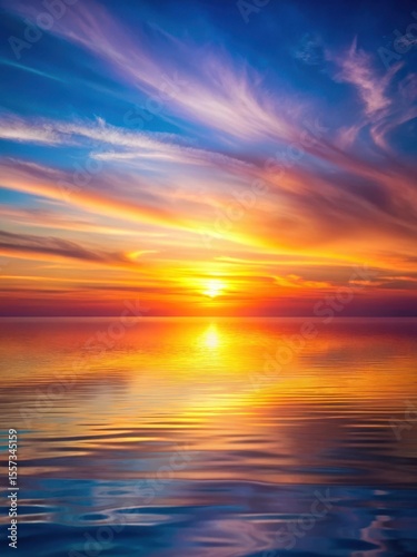 Sunset colors blending into each other with gentle gradient effect