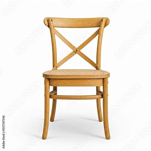Wooden Clean shape chair for sitting.