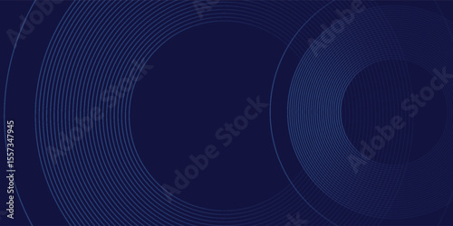 Abtstract background blue and navy gradation. circle effect style modern simple design texture
