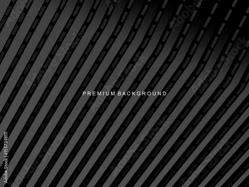 Dark background with diagonal geometric patterns and 3D effect, suitable for modern and professional designs.