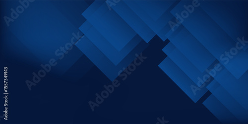 Abstract  navy blue silver abstract pattern background. Geometric shape. Line triangle angle fold polygon modern good