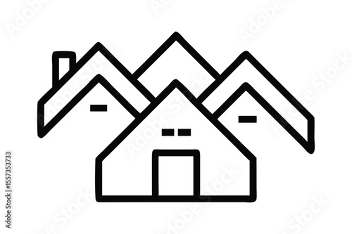 Professional Real Estate Logo Icon for Realtors, Property Business, and Agencies
