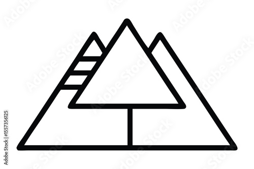 Simple Real Estate Logo Icon Suitable for Home Listings and Agent Branding